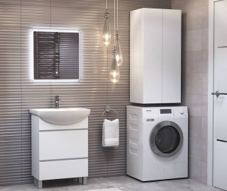 Шкаф подвесной Vigo Wing sh.WIN.50.2D 50 см белый